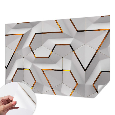 Fototapet för barn med modern geometrisk design