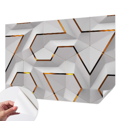 Fototapet för barn med modern geometrisk design