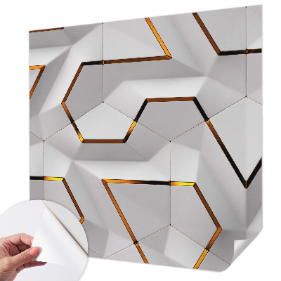 Fototapet för barn med modern geometrisk design