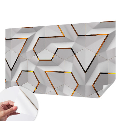 Fototapet för barn med modern geometrisk design