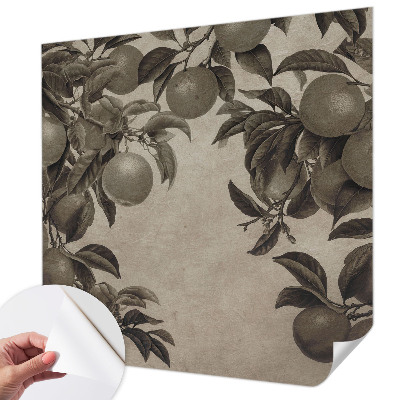 3D fototapet Fruktmönster