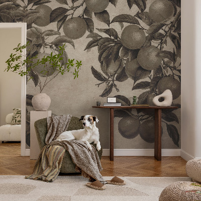 3D fototapet Fruktmönster