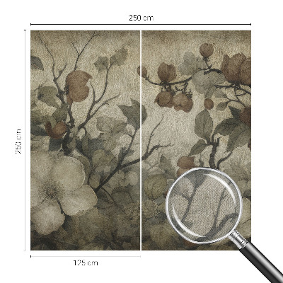 Självhäftande fototapet Blommig skönhet