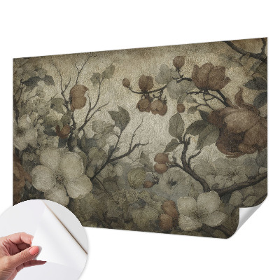 Självhäftande fototapet Blommig skönhet