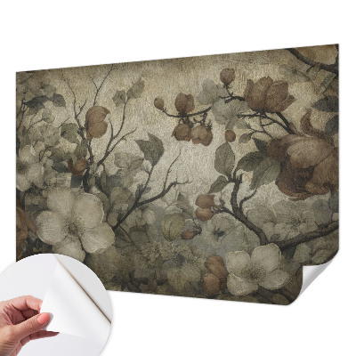 Självhäftande fototapet Blommig skönhet