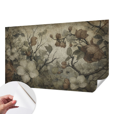 Självhäftande fototapet Blommig skönhet