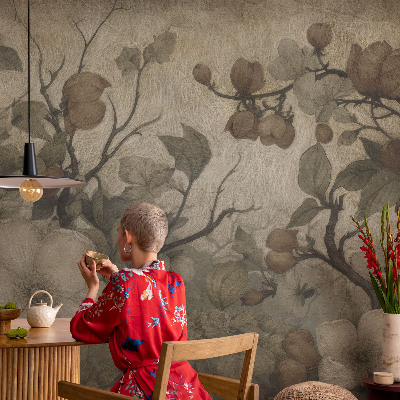 Självhäftande fototapet Blommig skönhet