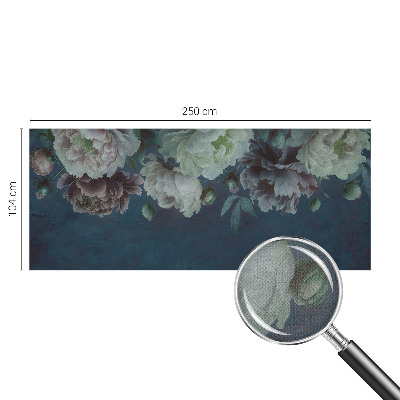 Självhäftande fotovägg med blommigt mönster i elegant design