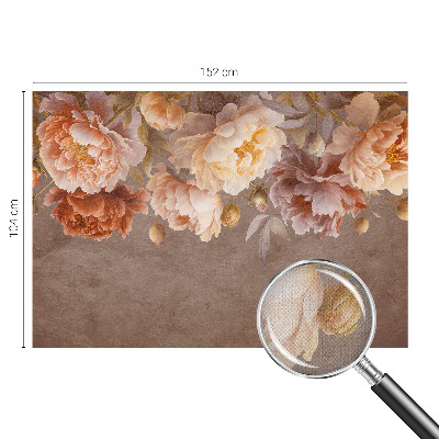Peel and stick fototapet med blommönster i elegant utförande