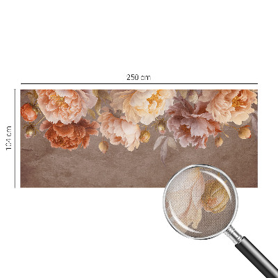 Peel and stick fototapet med blommönster i elegant utförande