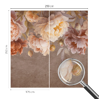 Peel and stick fototapet med blommönster i elegant utförande