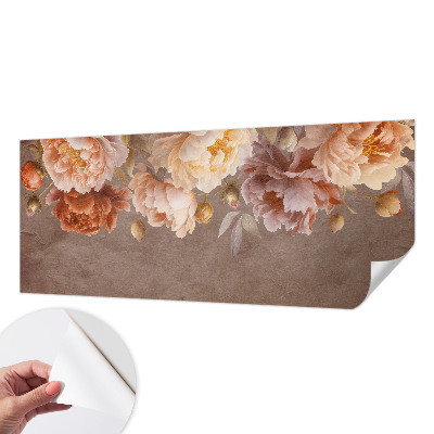 Peel and stick fototapet med blommönster i elegant utförande