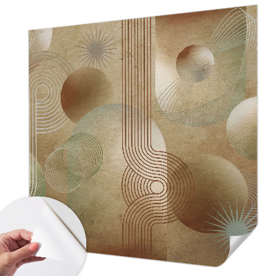 Självhäftande fototapet Geometriskt mönster