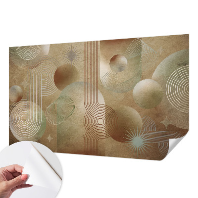 Självhäftande fototapet Geometriskt mönster