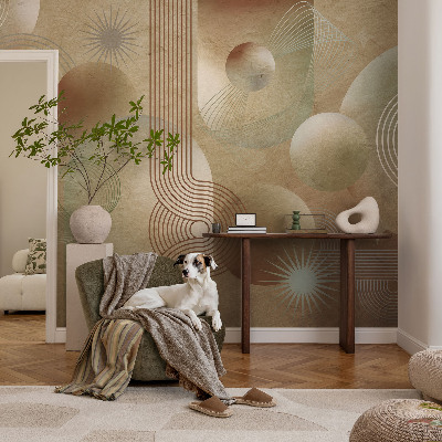 Självhäftande fototapet Geometriskt mönster