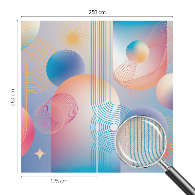 Peel and stick fototapet Färgglad abstraktion