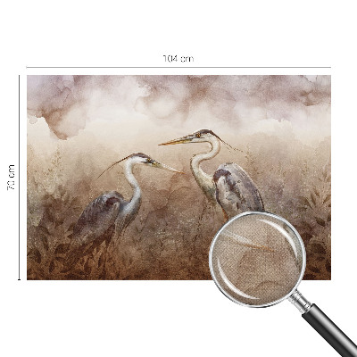 Självhäftande fotovägg Eleganta fåglar