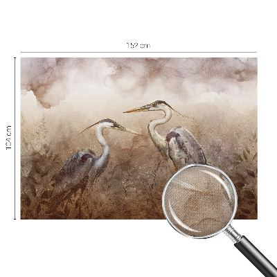 Självhäftande fotovägg Eleganta fåglar