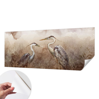 Självhäftande fotovägg med eleganta fågelmotiv