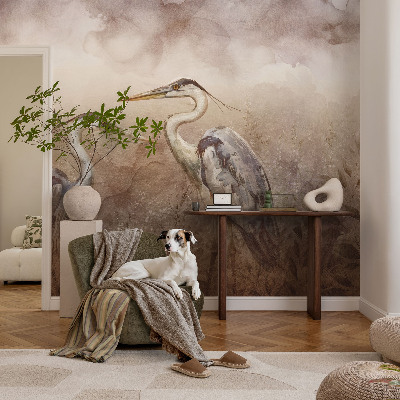 Självhäftande fotovägg Eleganta fåglar