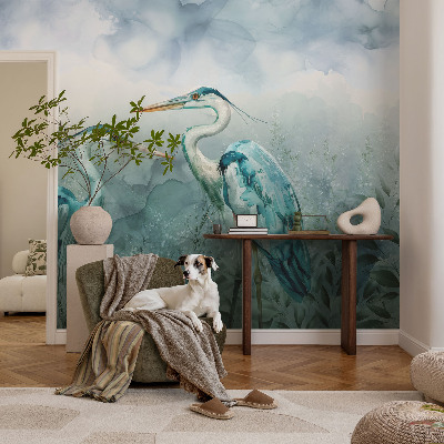 3D fototapet Naturens fåglar