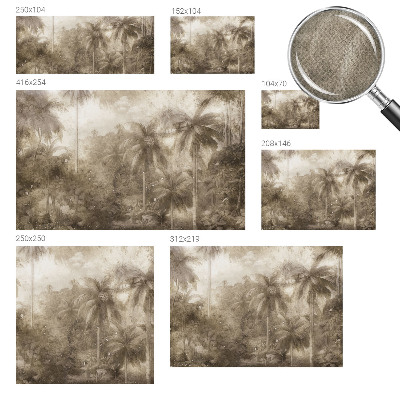 Fototapet barn Exotiskt landskap