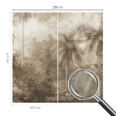 Fototapet barn Exotiskt landskap