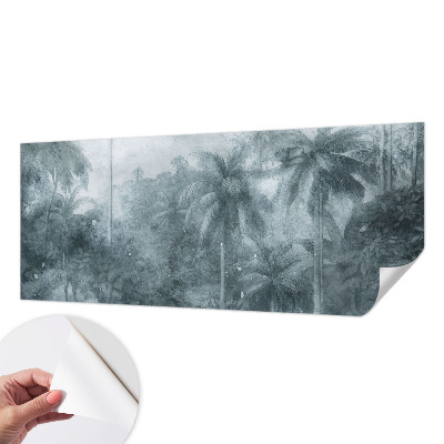 Fototapet barnrum med motiv av tropisk vegetation