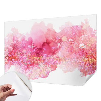 Fototapet för barn med blommönster