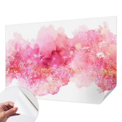 Fototapet för barn med blommönster