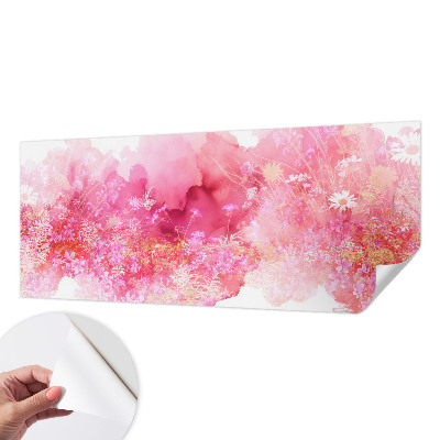 Fototapet för barn med blommönster