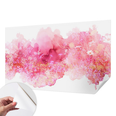 Fototapet för barn med blommönster