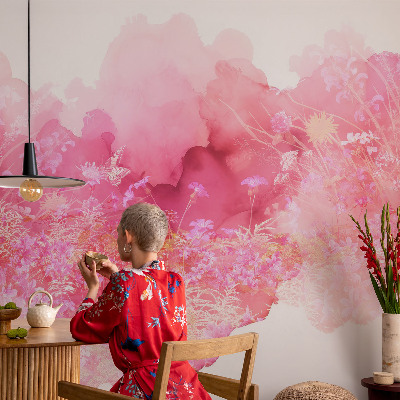 Fototapet för barn Blommönster