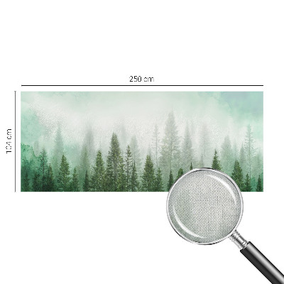 Peel and stick fototapet med motiv av en varg i skogen