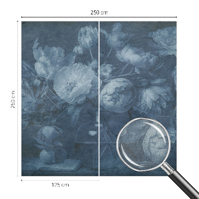 Fototapet barn med ett blomsterarrangemang