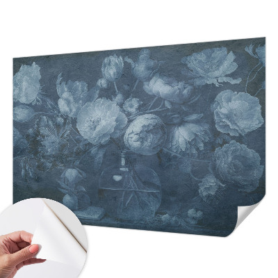 Fototapet barn med ett blomsterarrangemang