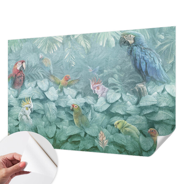 Fototapet för barn Exotiska fåglar