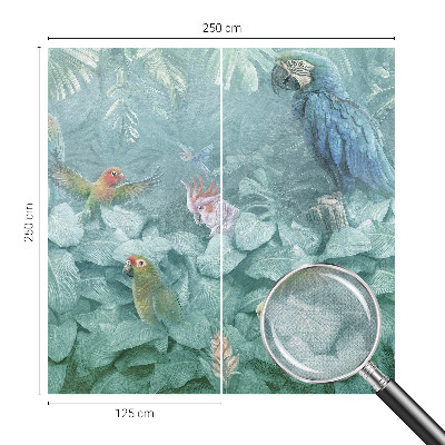 Fototapet för barn Exotiska fåglar