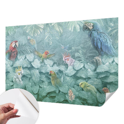 Fototapet för barn Exotiska fåglar