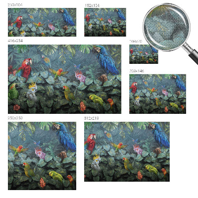 Självhäftande fototapet Exotisk djungel