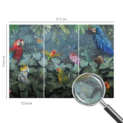 Självhäftande fototapet Exotisk djungel