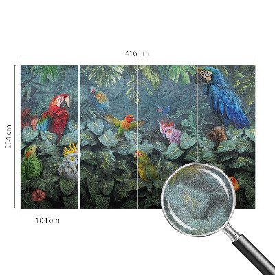 Självhäftande fototapet Exotisk djungel