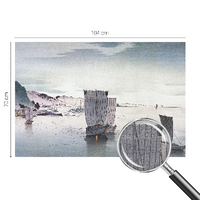 3D fototapet med nautiska landskap