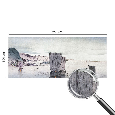 3D fototapet med nautiska landskap