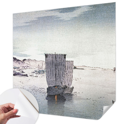 3D fototapet med nautiska landskap