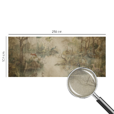 Fototapet barnrum Skogsscen