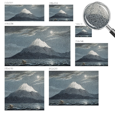 Fototapet för barn Månbelyst natt