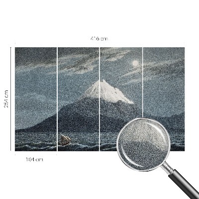 Fototapet för barn Månbelyst natt