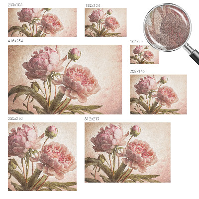 Fototapet för barn Delikata pioner