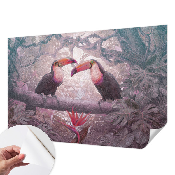 Självhäftande fotovägg Exotiskt par